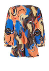 Masai Briasa Artistic Print Top, Multi