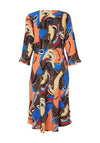 Masai Nita Artistic Print Midi Dress, Multi