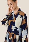 Masai Nejane Print Shirt Dress, Maritime Blue Multi