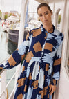 Masai Nejane Print Shirt Dress, Maritime Blue Multi