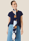 Masai Alo Print Scarf, Maritime Blue Multi