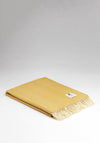 McNutt of Donegal Herringbone Throw, Lemon