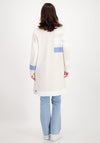 Monari Long Open Cardigan, Stone Multi