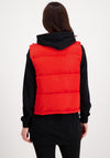 Monari Short Quilted Gilet, Red