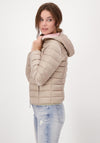 Monari Short Quilted Jacket, Taupe