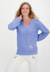 Monari Rhinestone M Jumper, Blue