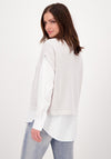 Monari Crochet Knit Vest, Grey