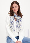 Monari Tie Dye Silk Blend Scarf, Stone Multi