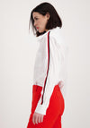 Monari Contrast Stripe Sleeve Shirt, White