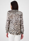 Monari Leopard Print Blouse, Beige