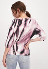 Monari Tiger Print T-Shirt, Blossom Pink Multi