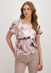 Monari Lily Graphic T-Shirt, Blossom Pink Multi