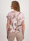 Monari Lily Graphic T-Shirt, Blossom Pink Multi