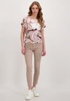 Monari Lily Graphic T-Shirt, Blossom Pink Multi