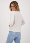 Monari Rhinestone Wording T-Shirt, Stone