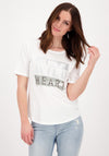 Monari Wild Heart Detailed T-Shirt, White