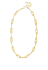 Absolute Interlocking Diamante Necklace, Gold