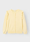 Name It Mini Girl Vininna Knitted Cardigan, Double Cream