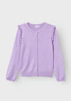 Name It Mini Girl Vininna Knitted Cardigan, Orchid Bloom