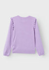 Name It Mini Girl Vininna Knitted Cardigan, Orchid Bloom