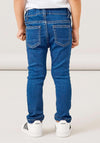 Name It Kids Sydney Slim Jeggings, Dark Blue Denim