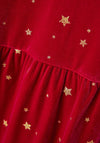 Name It Mini Girls Fralvet Star Glitter Dress, Jester Red