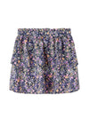 Name It Kid Girl Bodila Print Skirt, Dark Sapphire