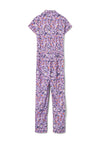 Name It Kid Girl Bodila Short Sleeve Jumpsuit, Sand Verbena