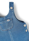 Name It Baby Girls Bella Dungarees, Medium Blue Denim