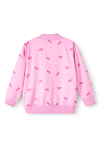 Name It Mini Girls Bascha Unicorn Graphics Full Zip, Cyclamen
