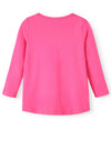 Name It Mini Girl Violet Long Sleeve Top, Pink Yarrow
