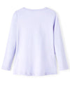 Name It Mini Girl Violet Long Sleeve Top, Cosmic Sky