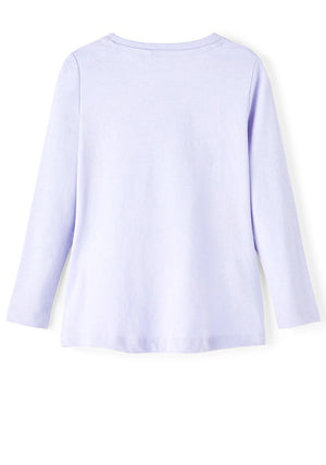 Name It Mini Girl Violet Long Sleeve Top, Cosmic Sky