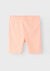 Name It Mini Girl Vivian Solid Bicycle Short, Peach Nectar