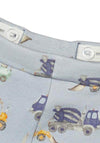 Name It Baby Boy Dash Soft Stretch Printed Joggers, Pearl Blue