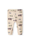 Name It Baby Boy Dash Soft Stretch Printed Joggers, Humus