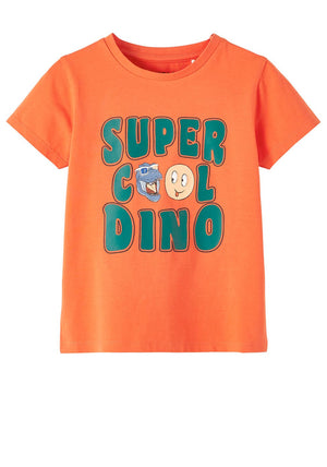 Name It Mini Boy Tony Short Sleeve Tee, Tigerlily