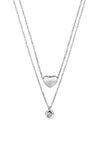 Newbridge Silverware Heart Pendant Necklace, Silver