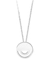 Newbridge Sonata Circular Pendant Necklace, Silver
