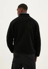 NICCE Ferndale Borg Fleece Jacket, Black & Royal Blue