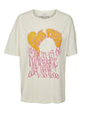 Noisy May Ida Pink Floyd T-Shirt, Pearled Ivory