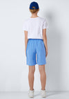 Noisy May Louie High Waist Shorts, Azure Blue