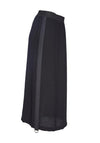Naya Stripe Side Skirt, Black