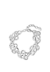 Newbridge Silverware Molten Knot Bracelet, Silver