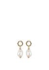Newbridge Silverware Sappho Baroque Pearl Earrings, Gold