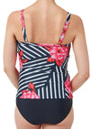 Oyster Bay Sorrento Floral Print Tankini, Navy