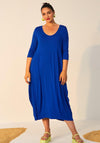 Ora A Line Midi Dress, Royal Blue