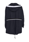 Ora Ribbed Waist Casual Jacket, Black