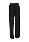 Ora Pleated Wide Leg Trousers, Black