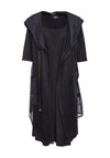 Ora Two Piece Mesh Jacket & Dress, Black